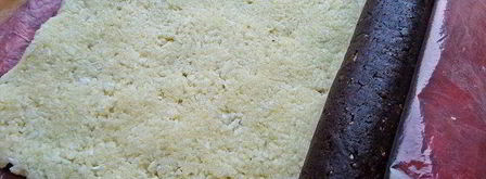 быстрый кокосово-шоколадный рулет. Шаг 12