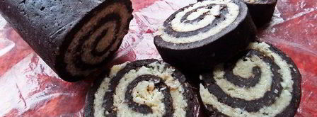 быстрый кокосово-шоколадный рулет. Шаг 14