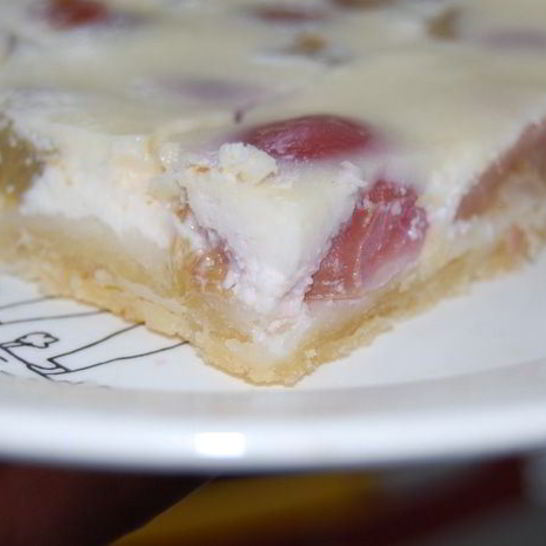 Рецепт безумия 6 чизкейк ревень с виноградом