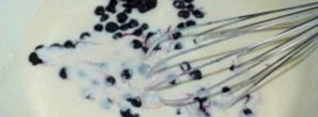 черничный чизкейк со сливками. Шаг 6