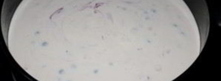 черничный чизкейк со сливками. Шаг 7