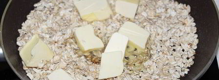 чизкейк на овсяной основе с вишней. Шаг 2