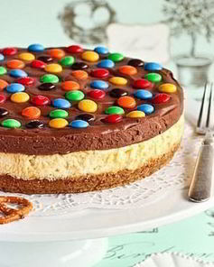 Чизкейк на соленых крендельках