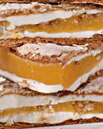 Чизкейк с абрикосовым желе