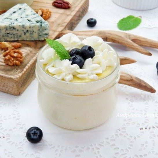 Рецепт чизкейка с голубым сыром