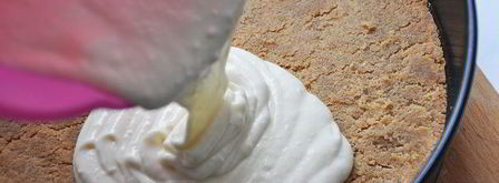 чизкейк с клубникой. Шаг 2