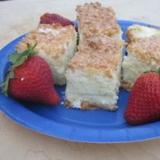 Рецепт чизкейка с кокосовой пеной