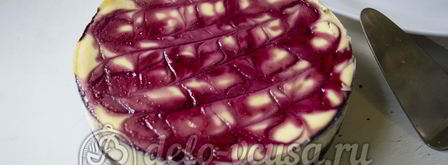 чизкейк с малиной. Шаг 11