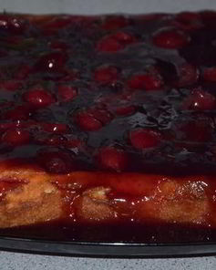 Чизкейк с вишневым желе