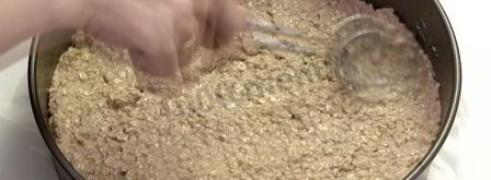 фитнес чизкейк с творогом, какао, бананами и овсянкой. Шаг 2