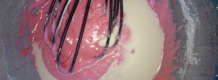 холодный розовый чизкейк. Шаг 3