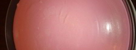 холодный розовый чизкейк. Шаг 10