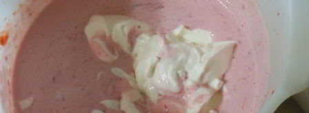 клубничный чизкейк с маршмеллоу. Шаг 6