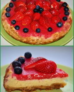 Клубничный чизкейк в мультиварке