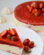 Клубничный чизкейк