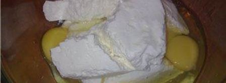 лимонный чизкейк с маком и шоколадом. Шаг 3