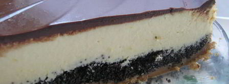 лимонный чизкейк с маком и шоколадом. Шаг 7