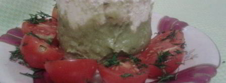 ложный чизкейк с авокадо и лососем. Шаг 9