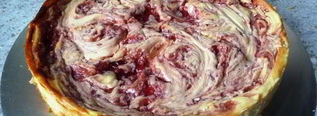 мраморный чизкейк без основы. Шаг 3