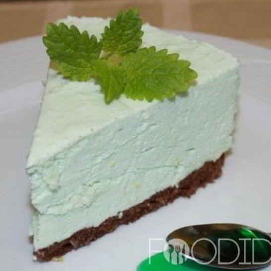 Рецепт мятного чизкейка