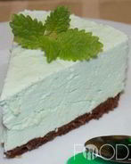 Мятный чизкейк