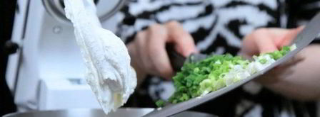 несладкий чизкейк с фетой и луком. Шаг 5