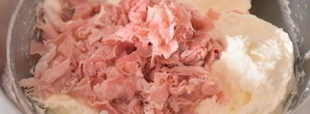 порционные закусочные чизкейки с ветчиной. Шаг 11