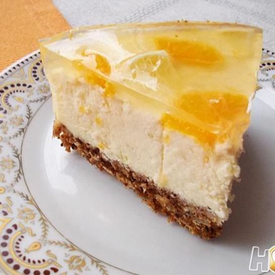 Рецепт псевдочизкейка с лаймом и мандаринами