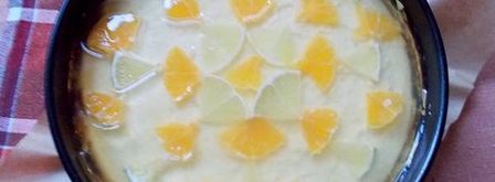 псевдочизкейк с лаймом и мандаринами. Шаг 14