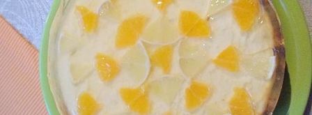 псевдочизкейк с лаймом и мандаринами. Шаг 15