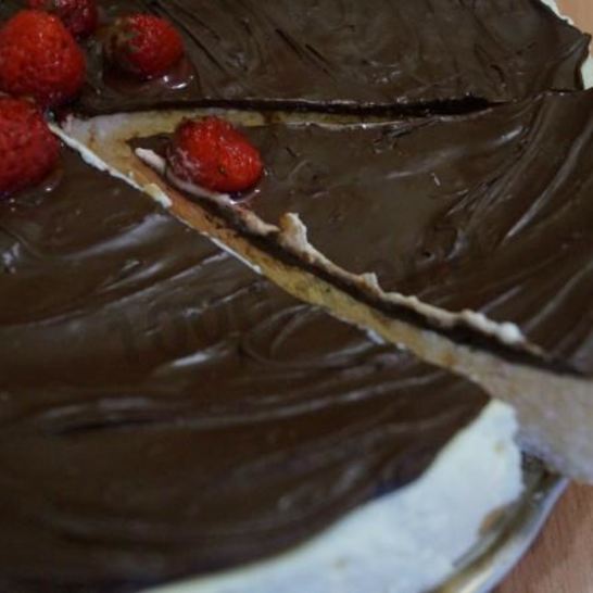 Рецепт творожного чизкейка без выпечки с маршмеллоу и нутеллой