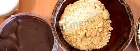 творожный чизкейк без выпечки с маршмеллоу и нутеллой. Шаг 2