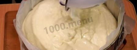 творожный чизкейк без выпечки с маршмеллоу и нутеллой. Шаг 7