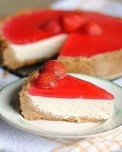 Творожный чизкейк на песочной основе