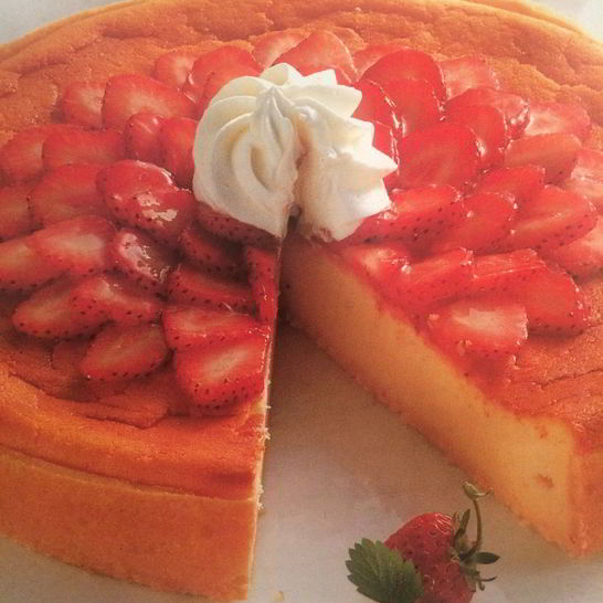 Рецепт творожного чизкейка с клубникой и лимоном