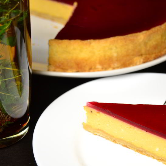 Рецепт тыквенно-сливочного чизкейк с брусничны желе