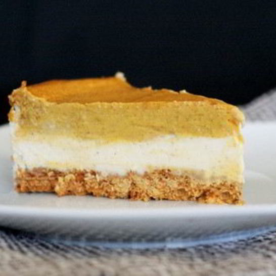 Рецепт тыквенного чизкейка с крекером