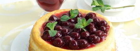 ванильный чизкейк с вишневым соусом. Шаг 9