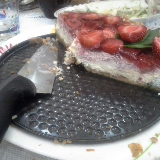 Рецепт воздушного клубничного чизкейка