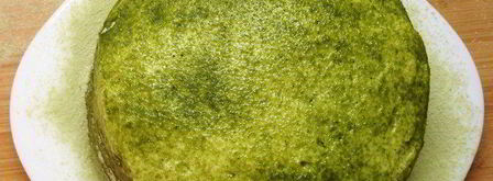 японский чизкейк с чаем матча. Шаг 8