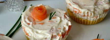 закусочные мини-чизкейки со слабосоленой семгой. Шаг 11