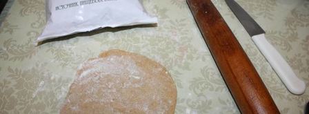 десерт хворост под снегом. Шаг 13