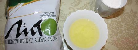 десерт хворост под снегом. Шаг 16