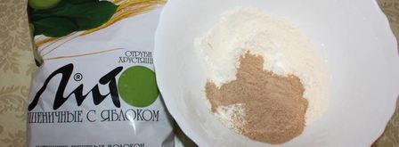 десерт хворост под снегом. Шаг 3