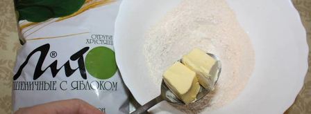 десерт хворост под снегом. Шаг 5