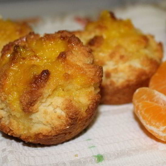 Рецепт апельсинова-кокосовых кексы