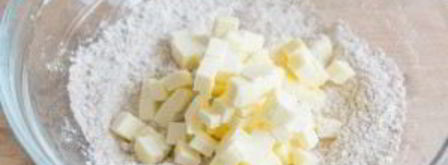 апельсиновый кекс с топпингом. Шаг 2