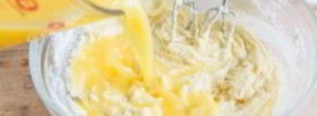 апельсиновый кекс с топпингом. Шаг 8