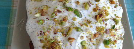 бананово-фисташковый кекс под молочно-маковой глазурью. Шаг 19