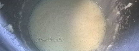 бананово-фисташковый кекс под молочно-маковой глазурью. Шаг 9